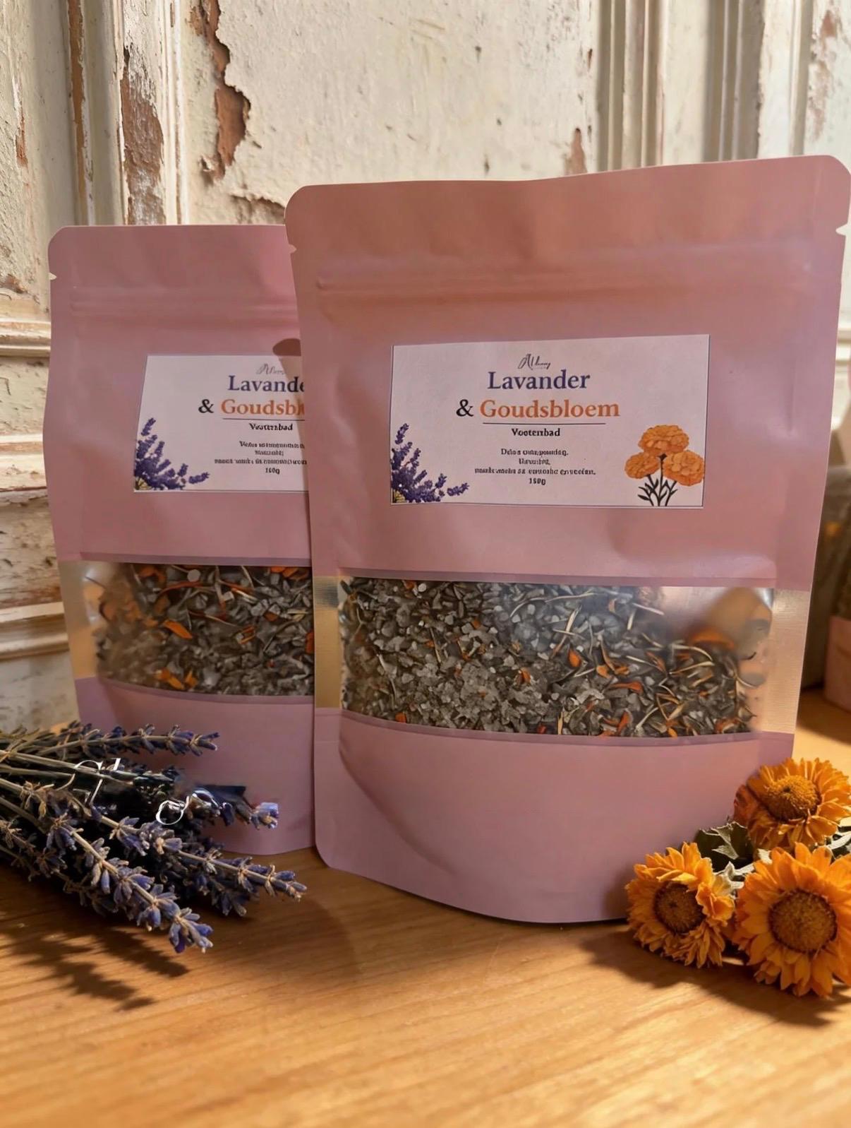 Lavander & Goudsbloem-100g-Voetenbad
